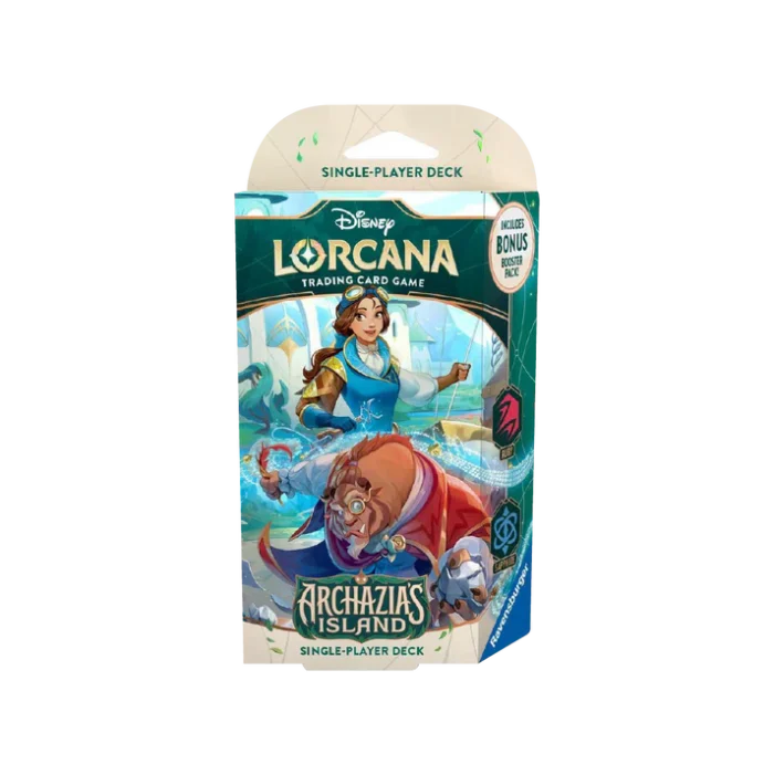 Disney Lorcana Archazia’s Island Starter Deck – Ruby & Sapphire - Image 1