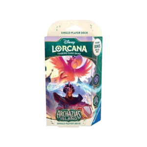 Disney Lorcana Archazia’s Island Starter Deck – Amethyst & Steel
