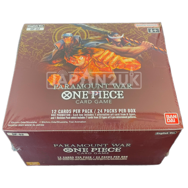 ONE PIECE PARAMOUNT WAR OP-02 ENGLISH BOOSTER BOX