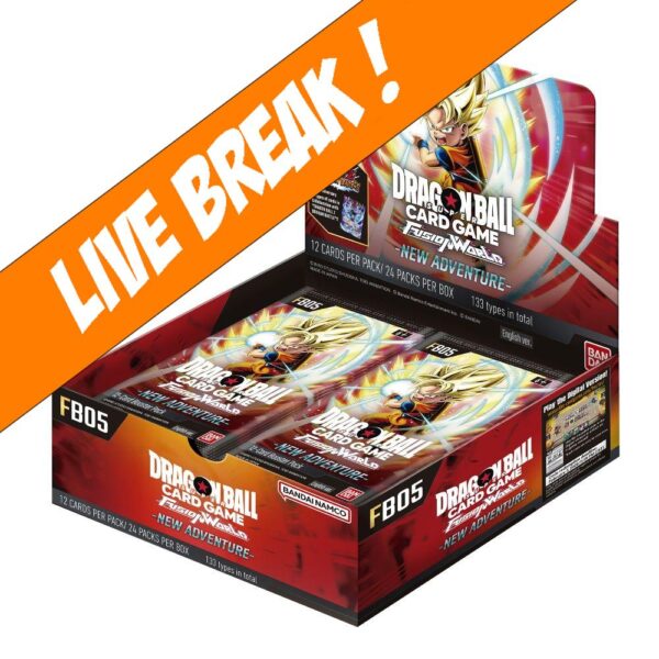 Dragon Ball Super Card Game – Fusion World New Adventure [FB05] Booster Box
