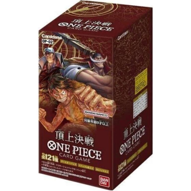 One Piece Card Game Paramount War OP-02 – One Piece Booster Box Japanese - Image 1
