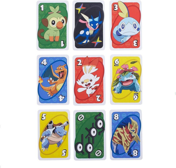 UNO GNH17 Pokemon Special Rule Card with Snorlax & Geckoga - Image 2