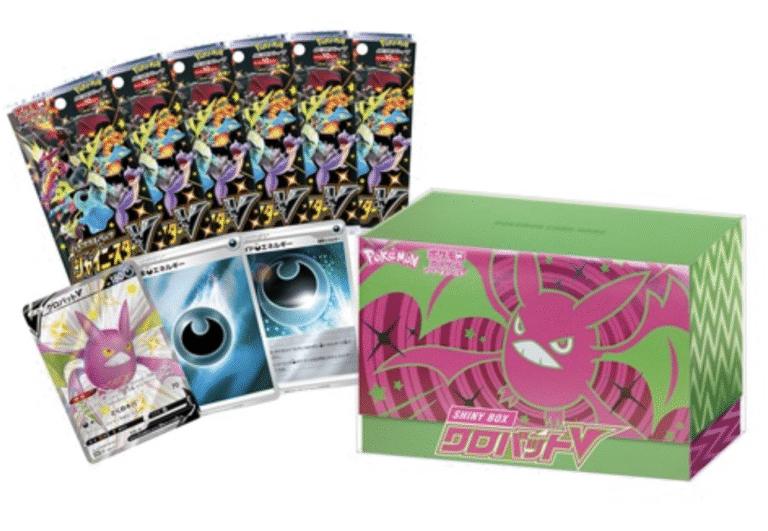 shiny box Crobat v Japanese Pokemon Card - Image 1