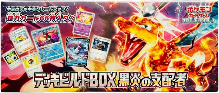 SV3 Deck Build Box Ruler of Black Flame Japanese Pokemon Card - Image 1