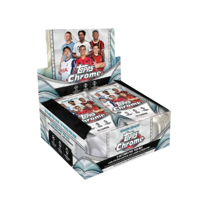 Topps Chrome UEFA Club Competitions UCC 2024-25 Jumbo Box - Image 1
