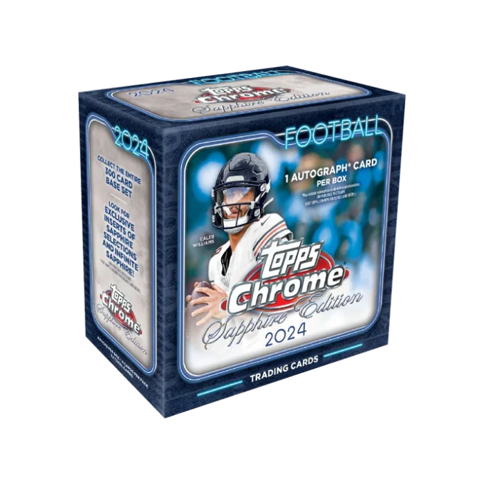 Topps Chrome Sapphire Football 2024 Hobby Box - Image 1