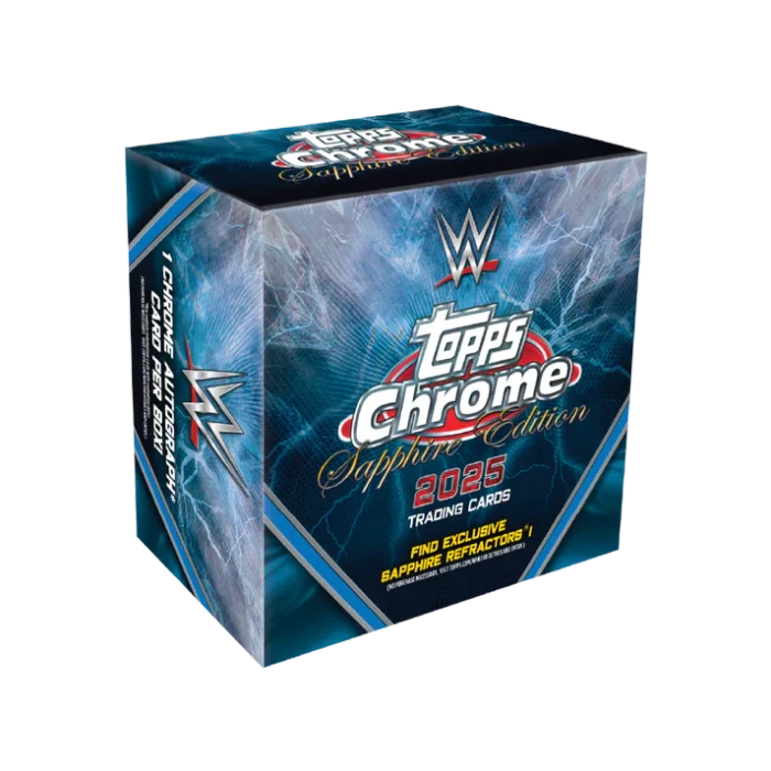 Topps Chrome Sapphire WWE Hobby Box 2025 - Image 1