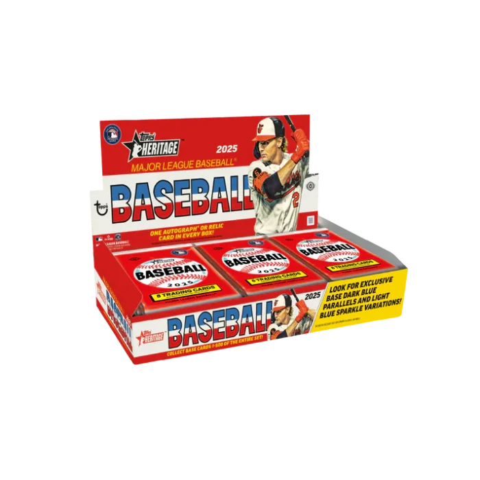 Topps Heritage Baseball 2025 Hobby Box - Image 1