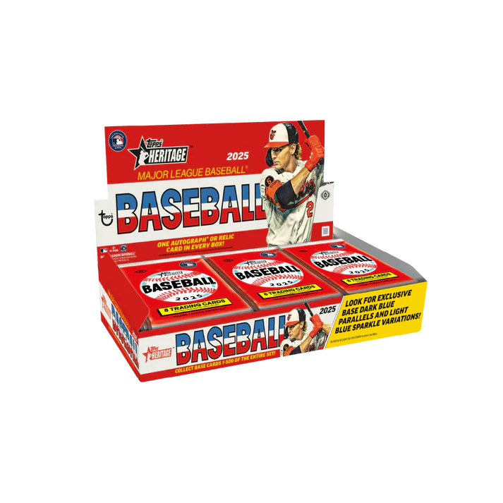 Topps Heritage Baseball 2025 Hobby Box - Image 1