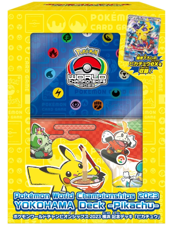 Pokemon World Championships 2023 Yokohama Deck -Pikachu- Japanese Pokemon Card - Image 1