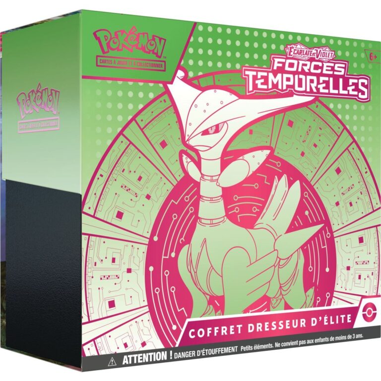 ETB Virizion - Elite Trainer Box - FR - Temporal Forces [SV5][EV05] - Iron Green - Pokémon - Image 1