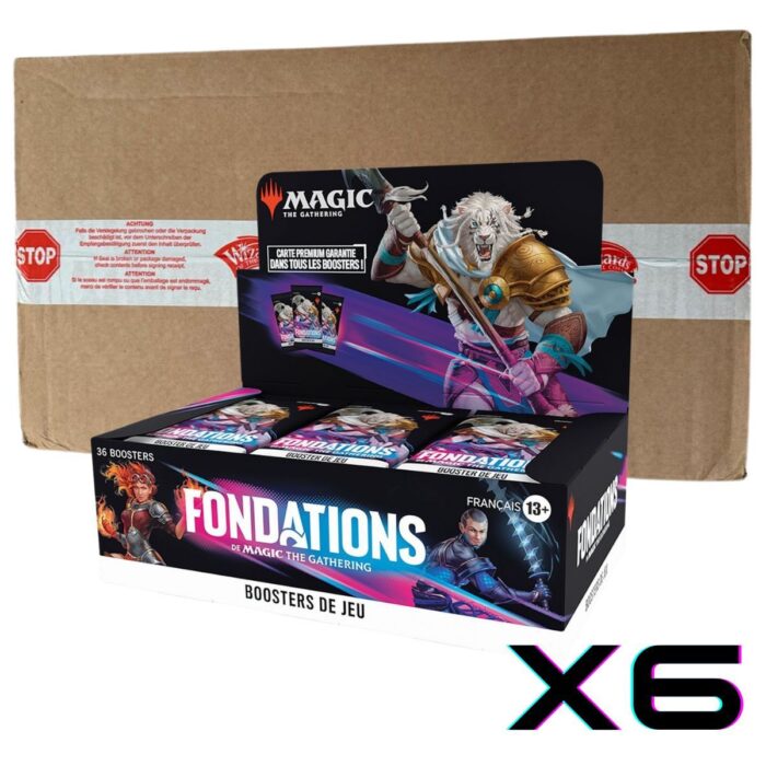 FND Foundations - Case of 6 Game Booster Boxes - Magic the Gathering - Image 1