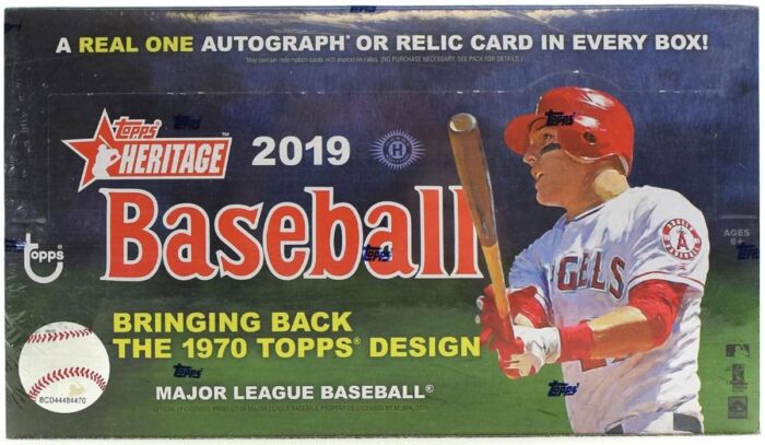 2019 Topps Heritage Baseball Hobby Box MLB - Image 1