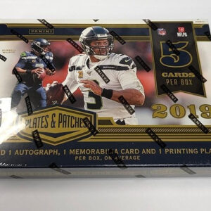 2019 Panini Plates and Patches Football Hobby Box NFL