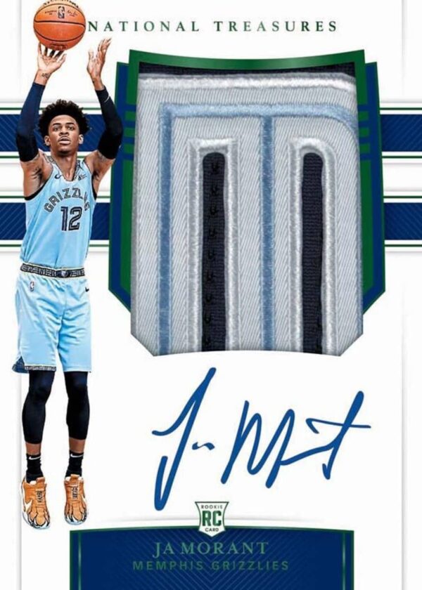 2019/20 Panini National Treasures Basketball Hobby Box NBA - Image 4