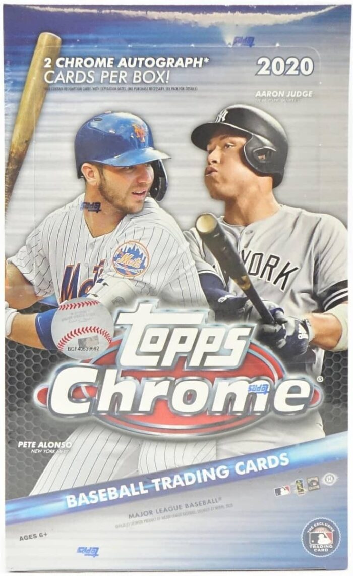 2020 Topps Chrome Baseball Hobby Box MLB - Image 1