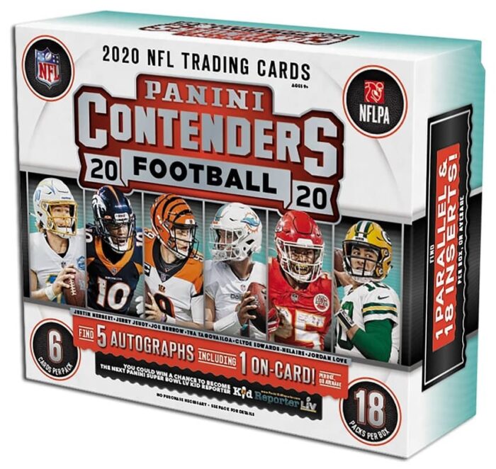 2020 Panini Contenders Football Hobby Box NFL - Image 1