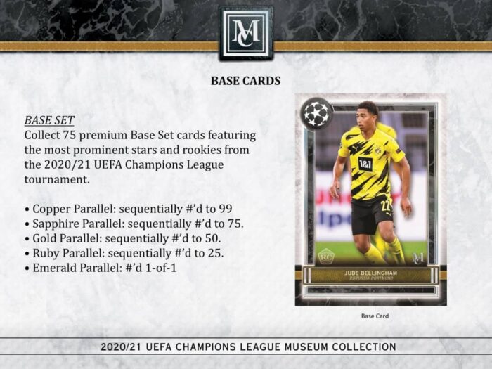 2020/21 Topps UEFA Champions League Museum Collection Soccer Hobby Box - Image 3