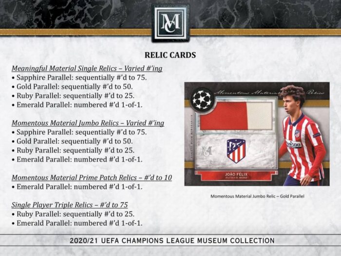 2020/21 Topps UEFA Champions League Museum Collection Soccer Hobby Box - Image 4