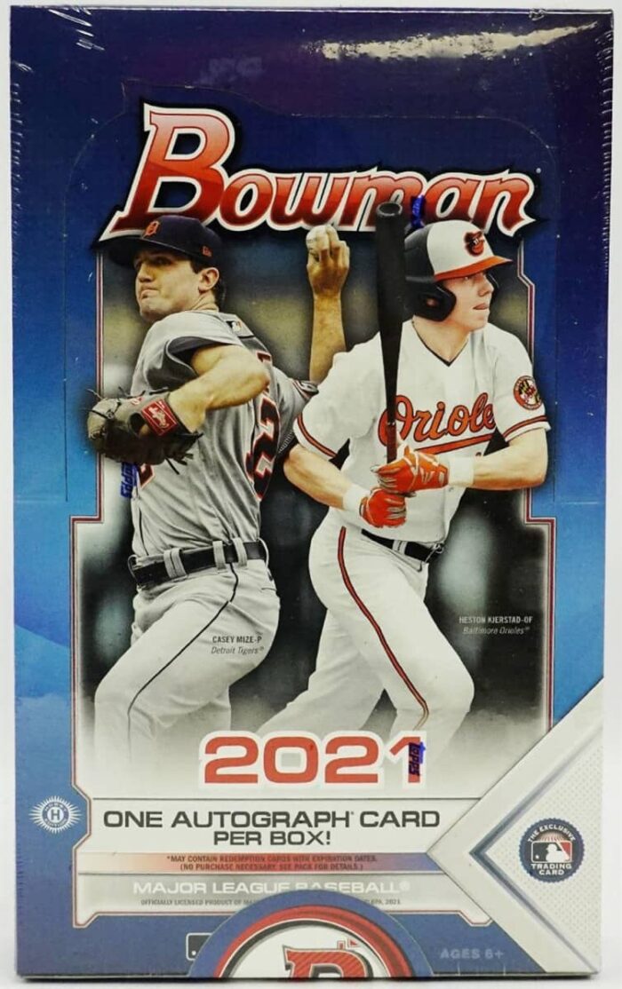 2021 Bowman Baseball Hobby Box MLB - Image 1