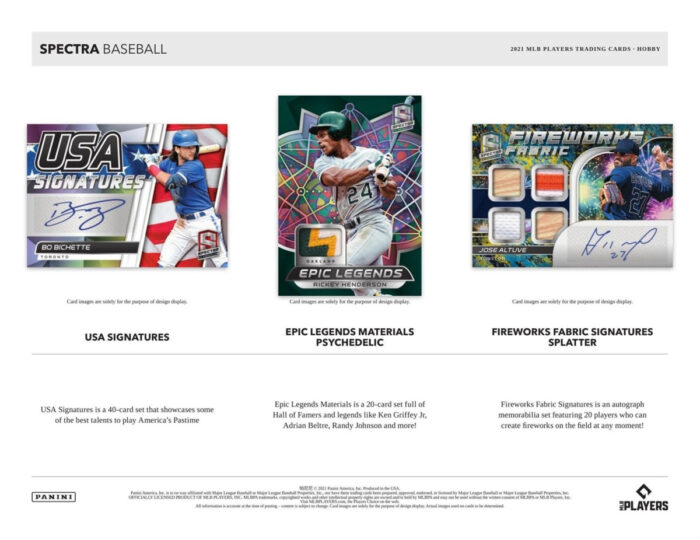 2021 Panini Spectra Baseball Hobby Box - Image 3