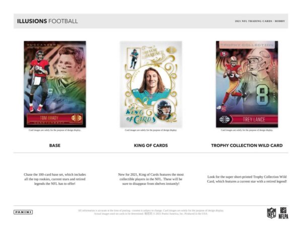2021 Panini Illusions Football Hobby Box NFL - Image 5