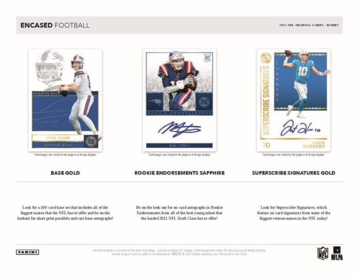 2021 Panini Encased Football Hobby Box NFL - Image 6