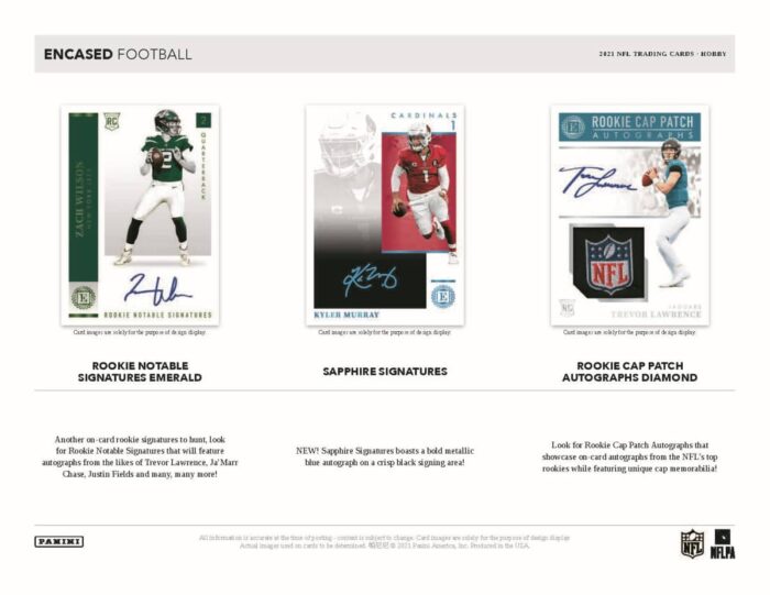 2021 Panini Encased Football Hobby Box NFL - Image 5