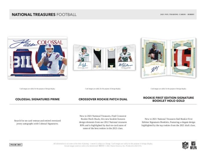 2021 Panini National Treasures Football Hobby Box NFL - Image 4