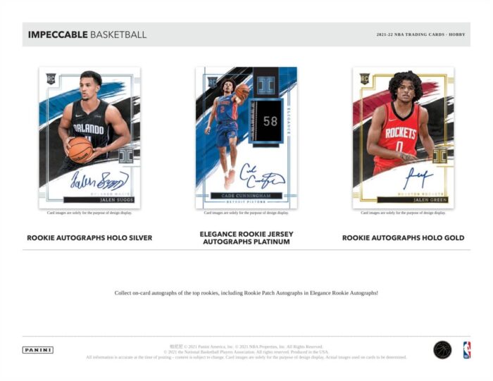 2021/22 Panini Impeccable Basketball Hobby Box NBA - Image 5