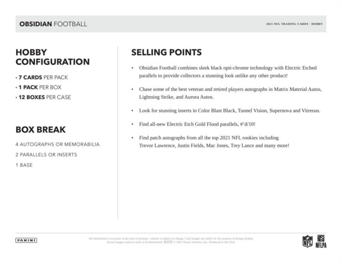 2021 Panini Phoenix Football Hobby Box NFL - Image 3