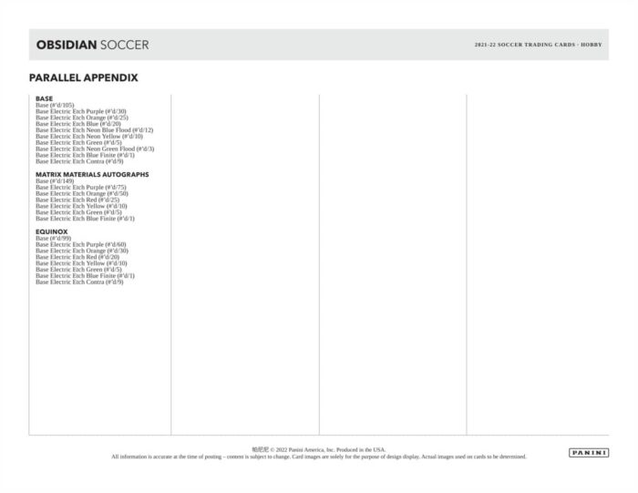 2021/22 Panini Obsidian Soccer Hobby Box - Image 2