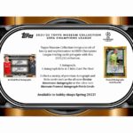 2021/22 Topps UEFA Champions League Museum Collection Soccer Hobby Box - Image 6