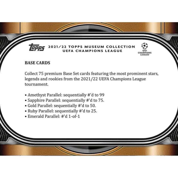 2021/22 Topps UEFA Champions League Museum Collection Soccer Hobby Box - Image 5