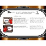 2021/22 Topps UEFA Champions League Museum Collection Soccer Hobby Box - Image 3
