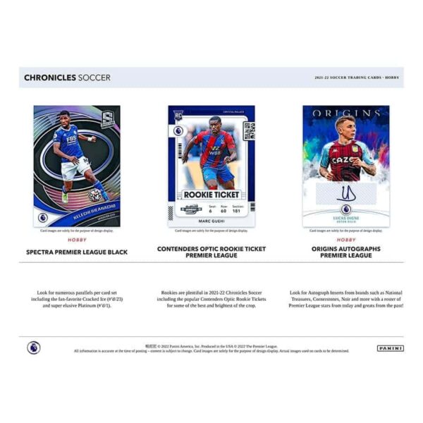 2021/22 Panini Chronicles Soccer Hobby Box - Image 3