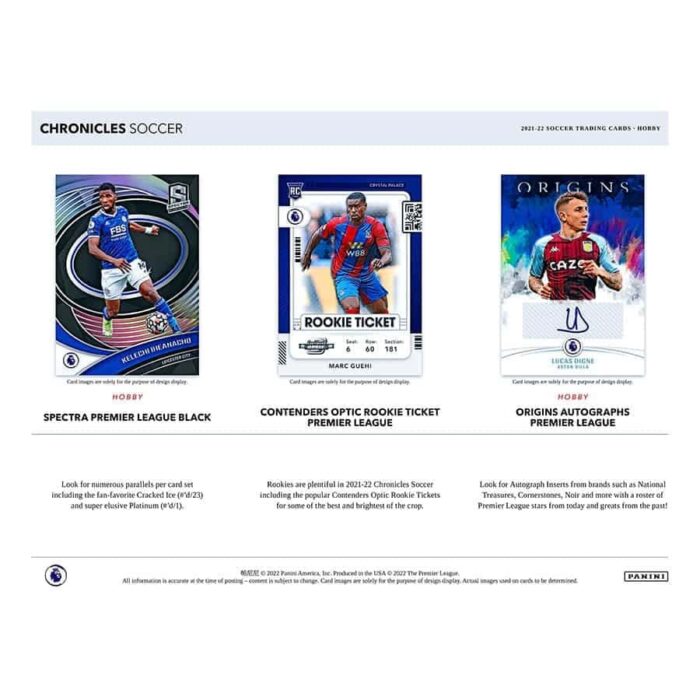 2021/22 Panini Chronicles Soccer Hobby Box - Image 3