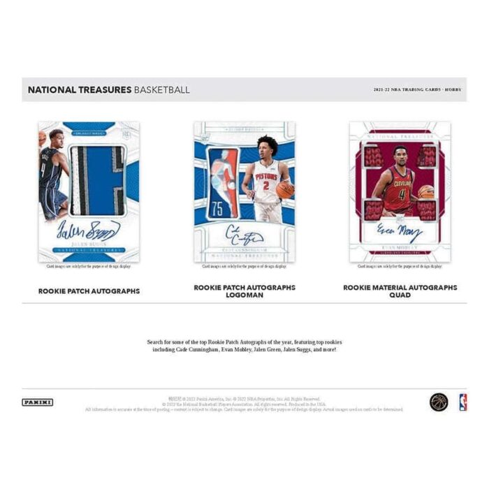 2021/22 Panini National Treasures NBA Basketball Hobby Box - Image 5