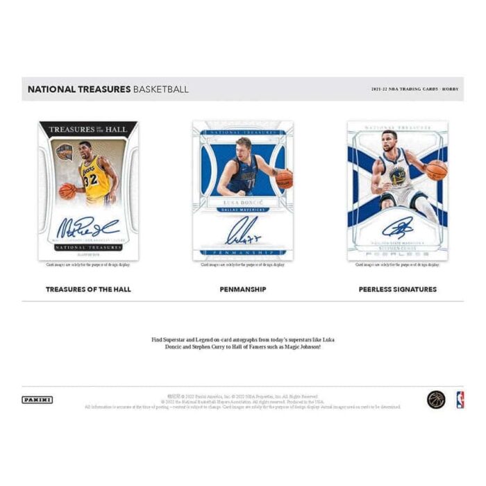 2021/22 Panini National Treasures NBA Basketball Hobby Box - Image 4