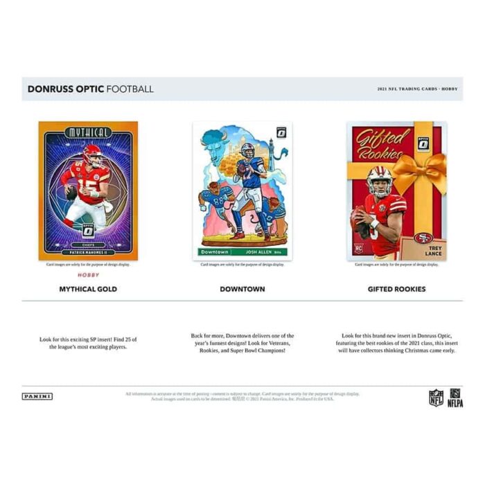 2021 Panini Donruss Optic NFL Football Hobby Box - Image 3