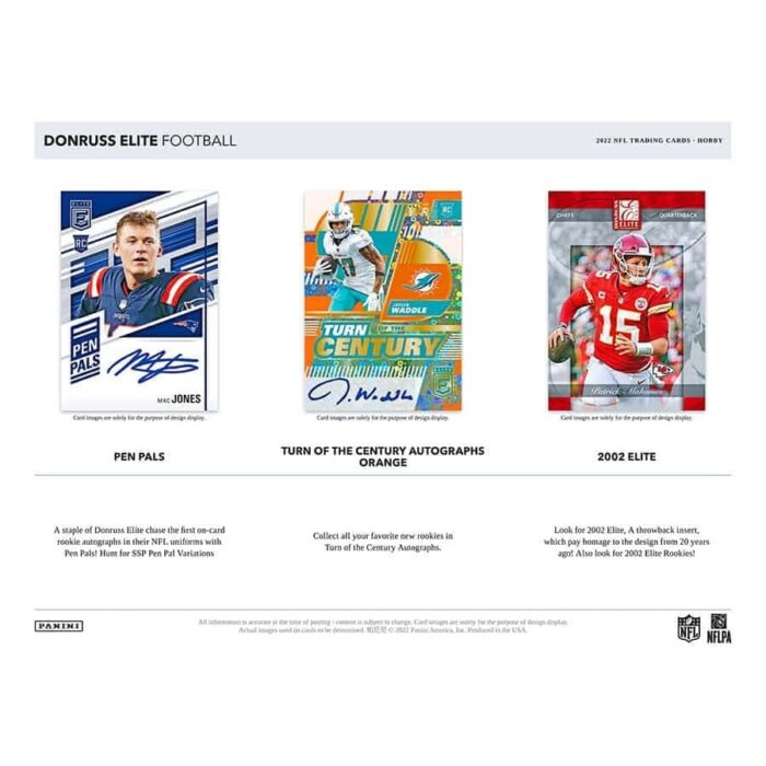 2022 Panini Donruss Elite NFL Football Hobby Box - Image 4