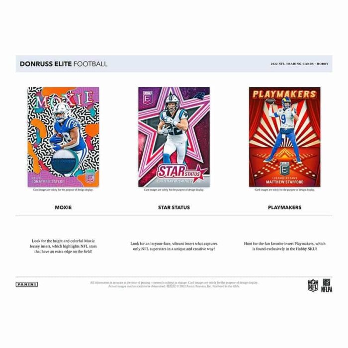 2022 Panini Donruss Elite NFL Football Hobby Box - Image 3
