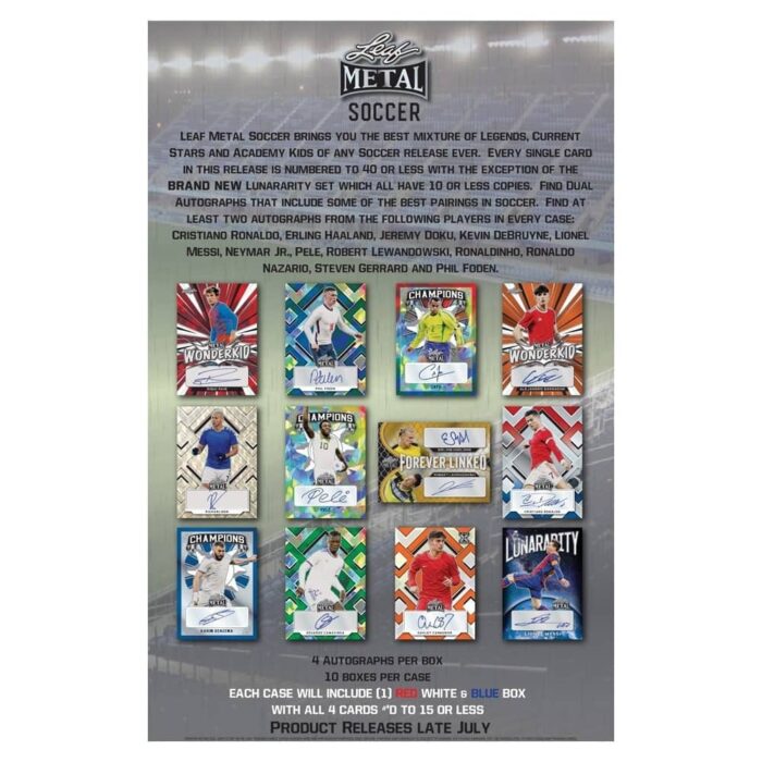 2022 Leaf Metal Soccer Hobby Box - Image 6