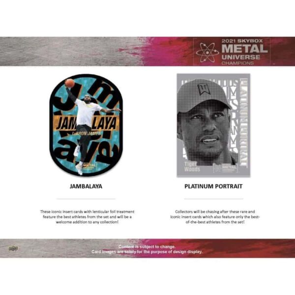 2021 Upper Deck Skybox Metal Universe Champions Hobby Box - Image 3