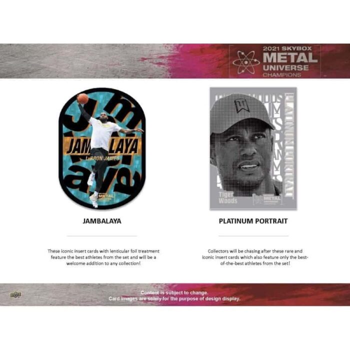 2021 Upper Deck Skybox Metal Universe Champions Hobby Box - Image 3