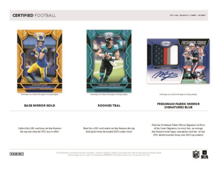 2022 Panini Certified NFL Football Hobby Box - Image 6