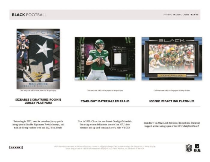 2022 Panini Black NFL Football Hobby Box - Image 4