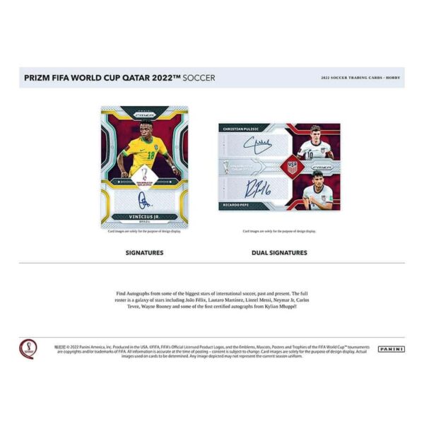 2022 Panini Prizm FIFA World Cup Soccer Hobby Box - Image 3