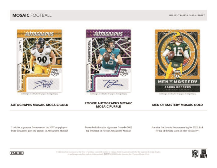2022 Panini Mosaic Football NFL Hobby Box - Image 5
