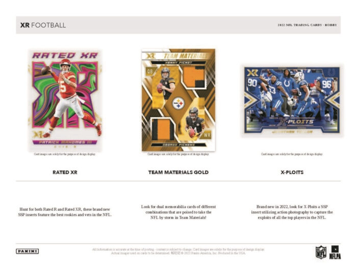 2022 Panini XR Football NFL Hobby Box - Image 4